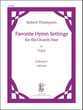 Favorite Hymn Settings for the Church Year, Vol. 1 Organ sheet music cover